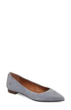 Women's Frye Sienna Pointy Toe Ballet Flat .5 M - Blue