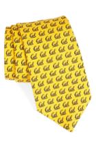 Men's Vineyard Vines University Of California Silk Tie, Size - Yellow
