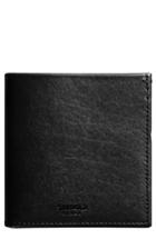 Men's Shinola Square Bifold Leather Wallet - Black