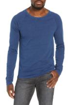 Men's Frame Slim Fit Long Sleeve Raglan T-shirt - Blue