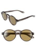 Women's Givenchy 51mm Round Sunglasses - Transparent Olive