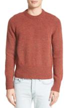 Men's Acne Studios Kai Melange Wool Sweater - Orange