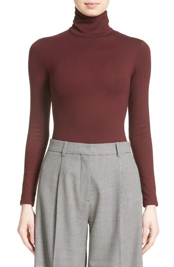 Women's Victoria Beckham Jersey Turtleneck Bodysuit