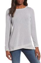Women's Everleigh Crossover Hem Sweatshirt - Grey