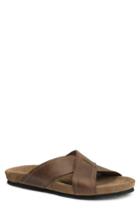Men's Trask Flynn Slide Sandal M - Brown