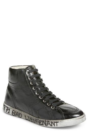 Men's Saint Laurent Distressed Sneaker Us / 41eu - Black