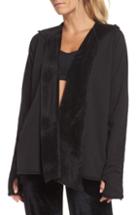 Women's Marine Serre Crop Zip Front Jacket - Purple