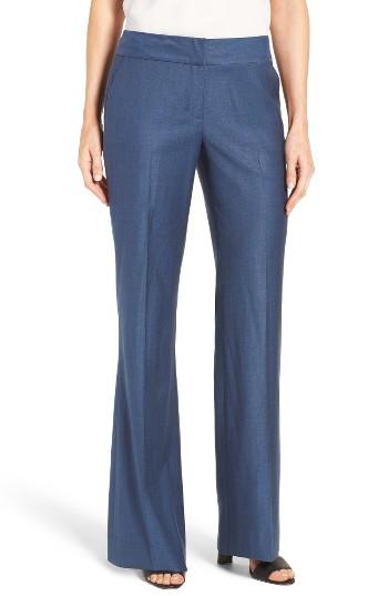 Women's Classiques Entier Flare Leg Wool Blend Suit Pants