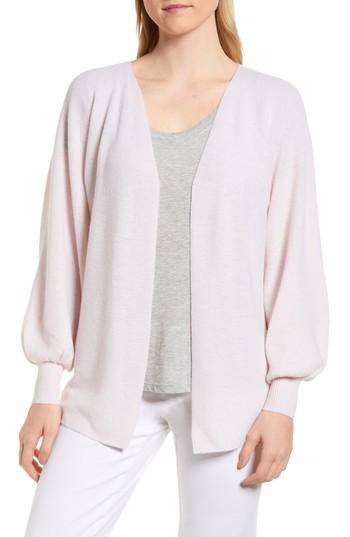 Women's Nordstrom Signature Blouson Sleeve Cashmere Cardigan - Pink