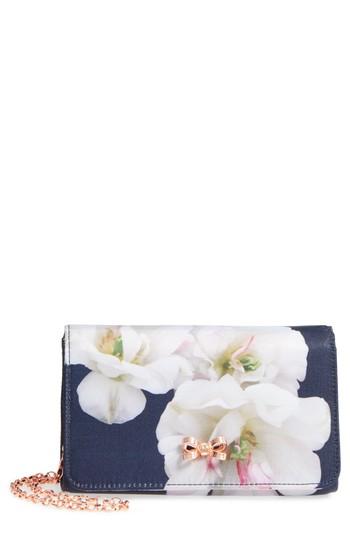 Ted Baker London Dafodil Gardenia Grosgrain Clutch -