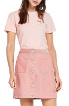 Women's Scotch & Soda Embroidered Tee - Pink