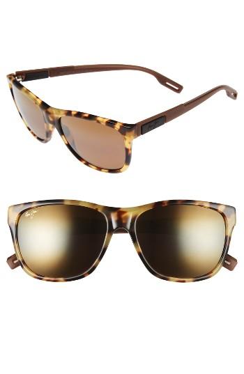 Men's Maui Jim Howzit 56mm Polarized Gradient Sunglasses - Tokyo Tortoise