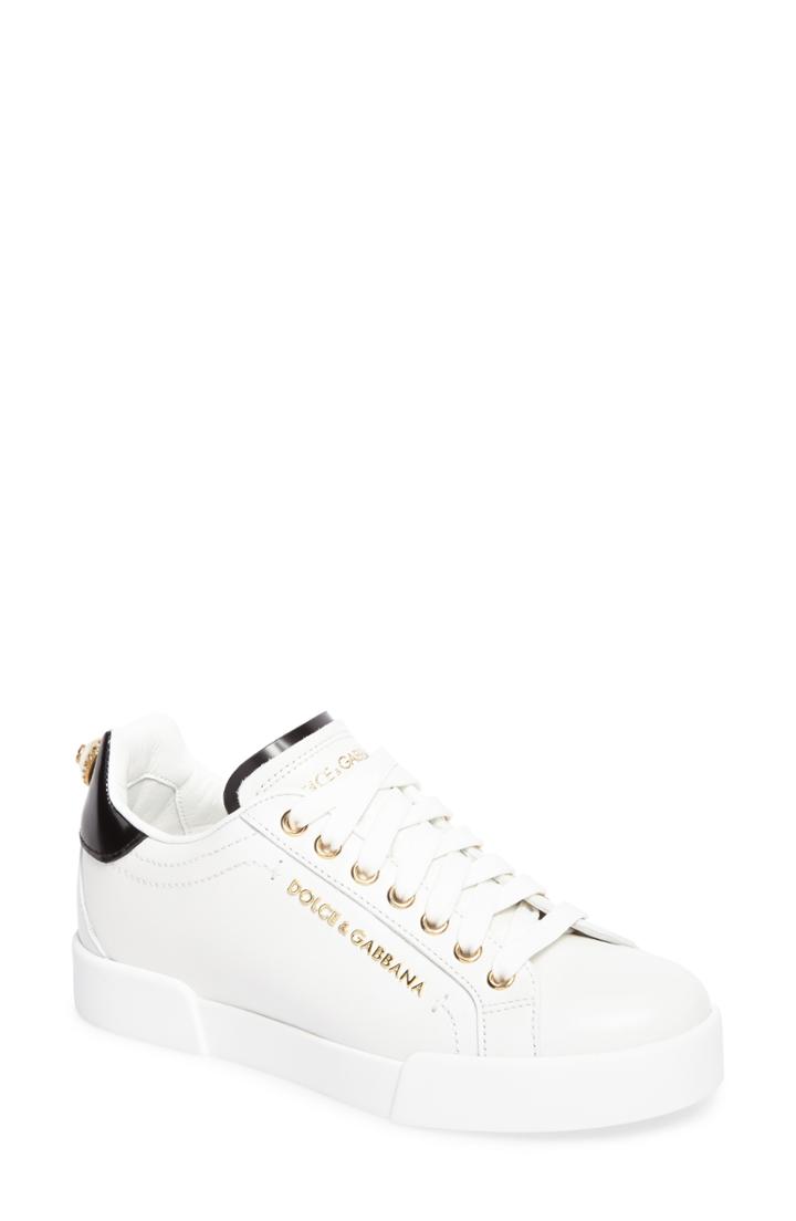 Women's Dolce & Gabbana Logo Embellished Sneaker