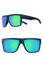 Women's Adidas 3matic 60mm Mirrored Sport Sunglasses - Mystery Blue Matte/ Blue