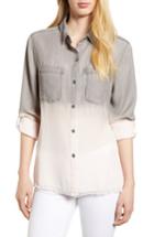 Women's Billy T Laced Back Button Up Shirt - Green