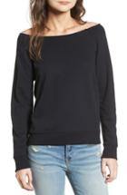 Women's Treasure & Bond Graphic Sweatshirt, Size - Black