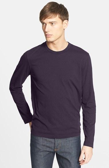 Men's James Perse Long Sleeve Crewneck T-shirt (xl) - White