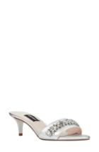 Women's Nine West Lelon Mule .5 M - Metallic