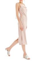 Women's Topshop Bride Cowl Neck Midi Dress Us (fits Like 0-2) - Orange