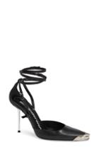 Women's Alexander Wang Selena Ankle Wrap Pump Us / 36eu - Black