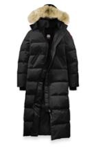 Women's Canada Goose 'mystique' Regular Fit Down Parka With Genuine Coyote Fur Trim (2-4) - Black