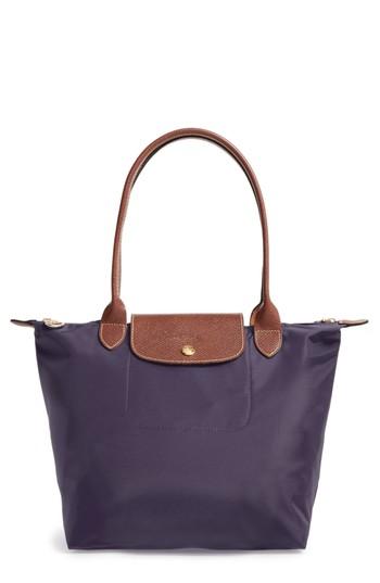 Longchamp 'small Le Pliage' Tote - Purple