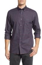 Men's Nordstrom Men's Shop Smartcare(tm) Regular Fit Check Sport Shirt - Grey