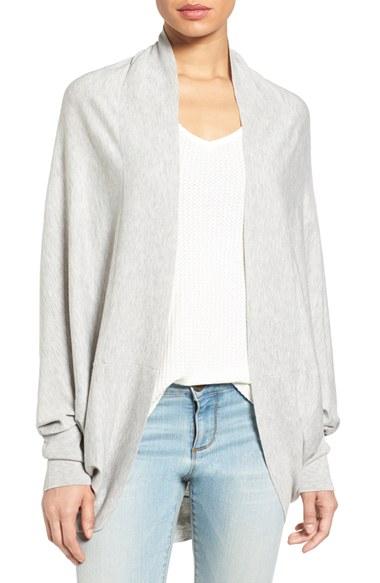 Women's Nordstrom Knit Cocoon Cardigan, Size - Grey