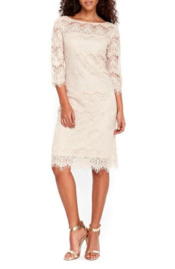Women's Wallis Scallop Lace Dress Us / 8 Uk - Beige