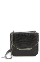 Stella Mccartney Falabella Box Faux Leather Shoulder Bag - Black