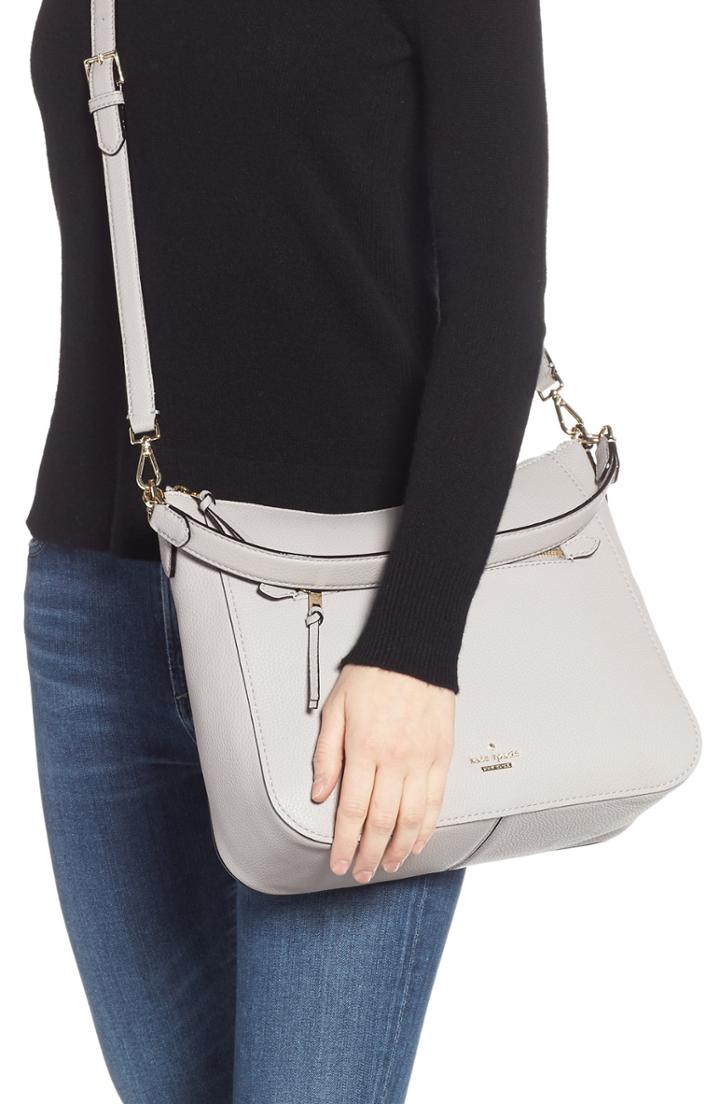 Kate Spade New York Jackson Street - Quincy Leather Hobo - Grey