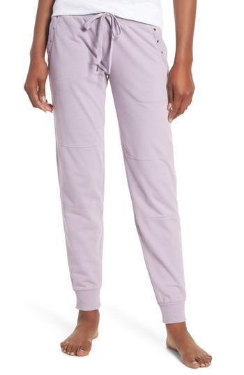 Women's Pj Salvage Studded Jogger Lounge Pants - Purple