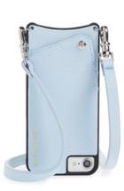 Bandolier Emma Leather Iphone 6/7/8 & 6/7/8 Crossbody Case - Blue