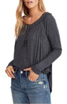 Women's Free People Must Have Henley - Black
