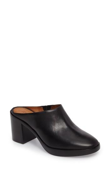 Women's Frye Joan Campus Platform Mule .5 M - Black