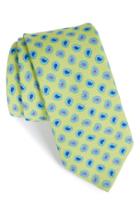 Men's Ted Baker London Paisley Silk Tie, Size - Green