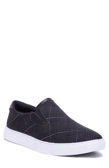 Men's Robert Graham Kerby Slip-on Sneaker M - Black