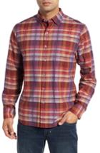 Men's Tommy Bahama Puerto Prism Plaid Sport Shirt - Red