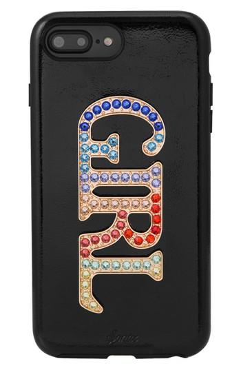 Sonix Girl Crystal Embellished Iphone 6/6s/7/8 Case - Black