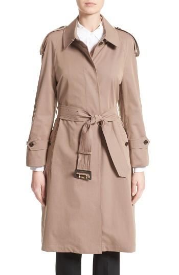 Women's Burberry Tomville Oversized Trench Coat
