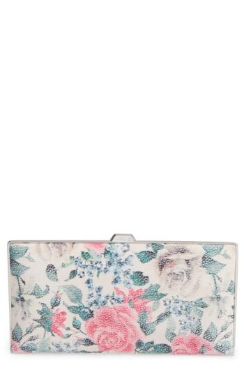 Women's Lodis Leather Frame Wallet - Pink