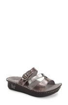 Women's Alegria 'colette' Platform Sandal -6.5us / 36eu - Metallic