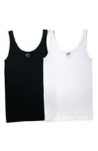 Women's Nom Maternity 2-pack Seamless Maternity Tanks, Size - White