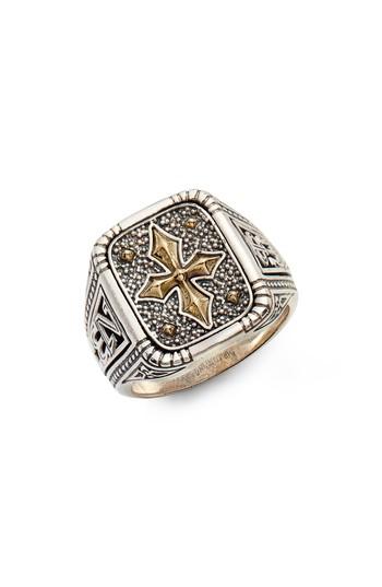Men's Konstantino Stavros Square Signet Ring