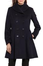 Women's Lauren Ralph Lauren Fit & Flare Military Coat
