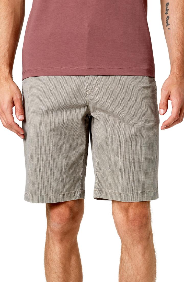 Men's 7 Diamonds Acceleration Print Shorts - Beige