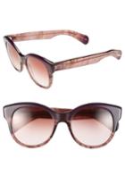 Women's Oliver Peoples 'jacey' 53mm Sunglasses - Faded Fig/ Sonoma Gradient