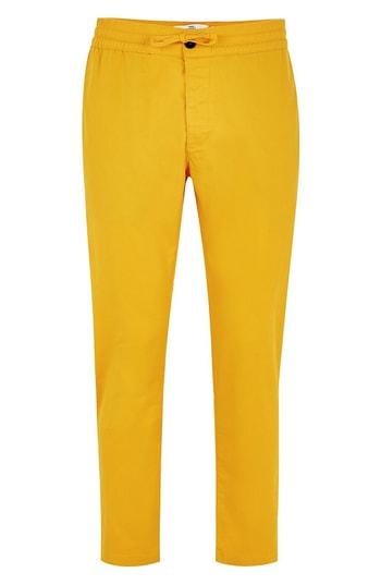 Men's Topman Tapered Fit Jogger Pants S - Yellow