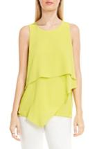 Women's Vince Camuto Tiered Asymmetrical Blouse - Yellow
