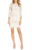 Women's Vince Camuto Lace Shift Dress (similar To 14w) - Ivory
